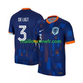 Maillot de Foot Pays-Bas Matthijs de Ligt 3 Extérieur UEFA EURO 2024